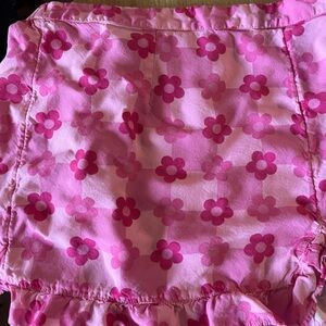 Pink Floral Mini Skirt
